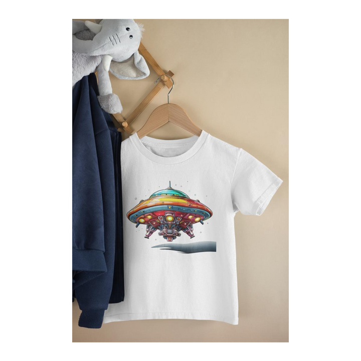 Kinder T-Shirt Ufo Raumschiff 1