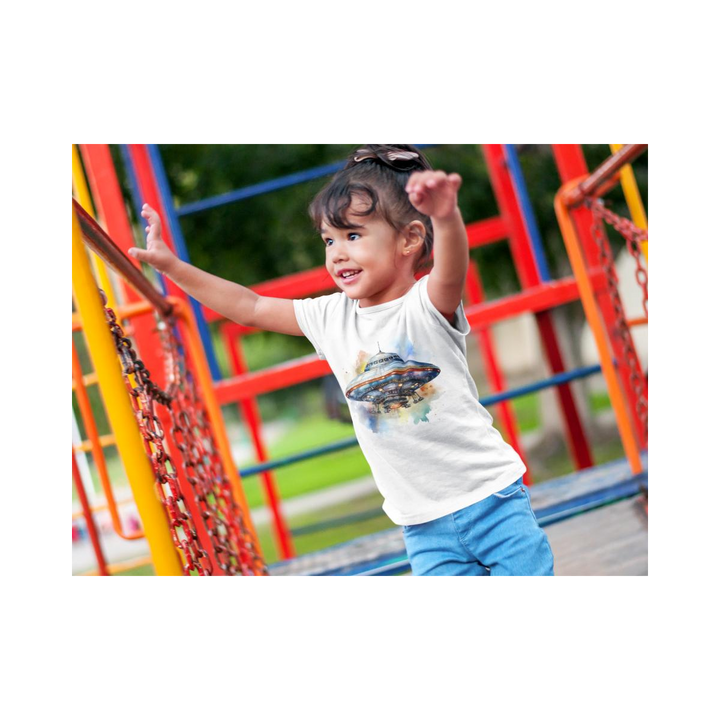 Kinder T-Shirt Ufo Raumschiff 6