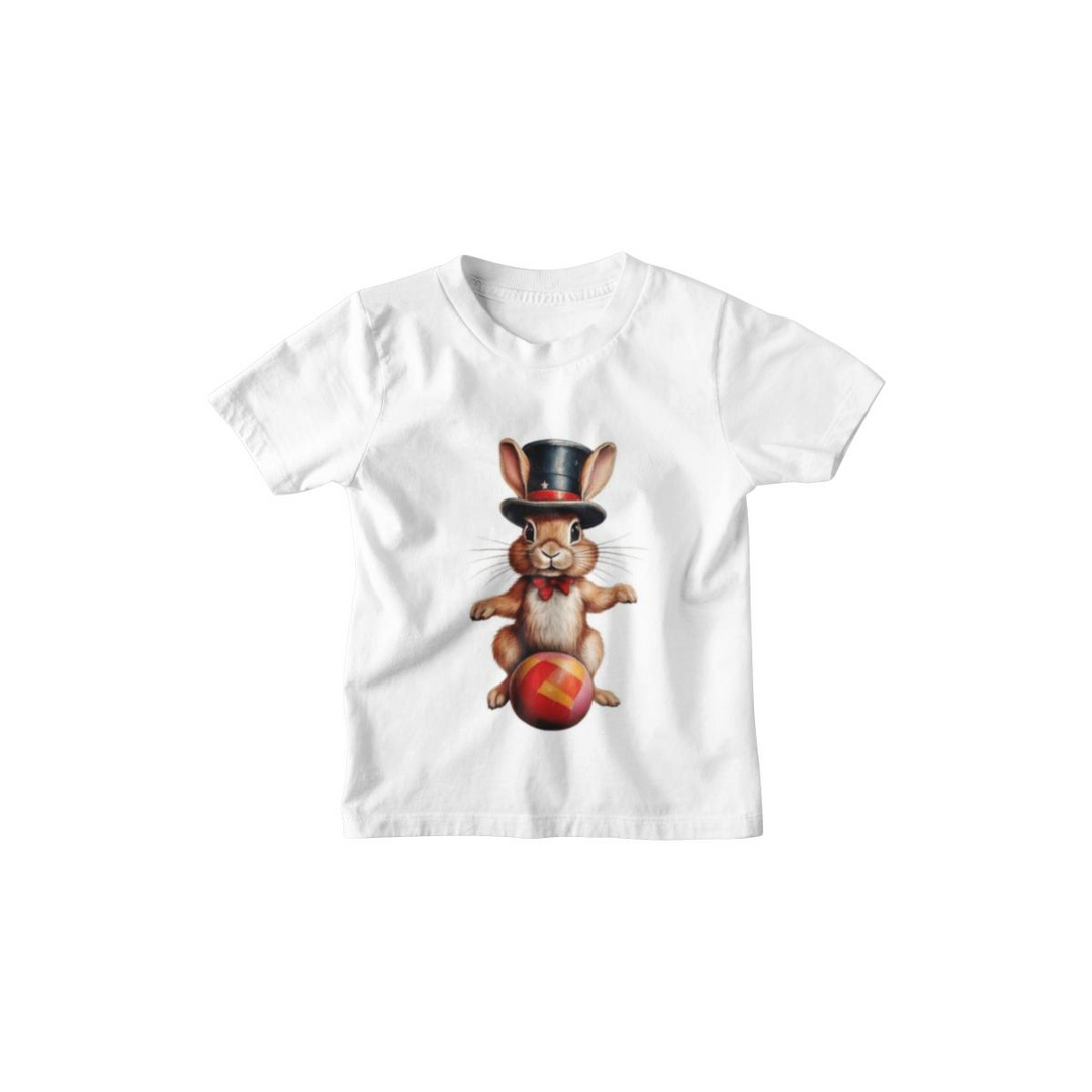 Kinder T-Shirt Zirkushase in Zauberhut
