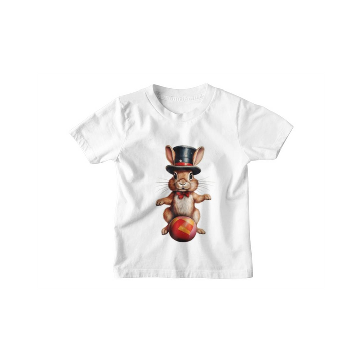 Kinder T-Shirt Zirkushase in Zauberhut
