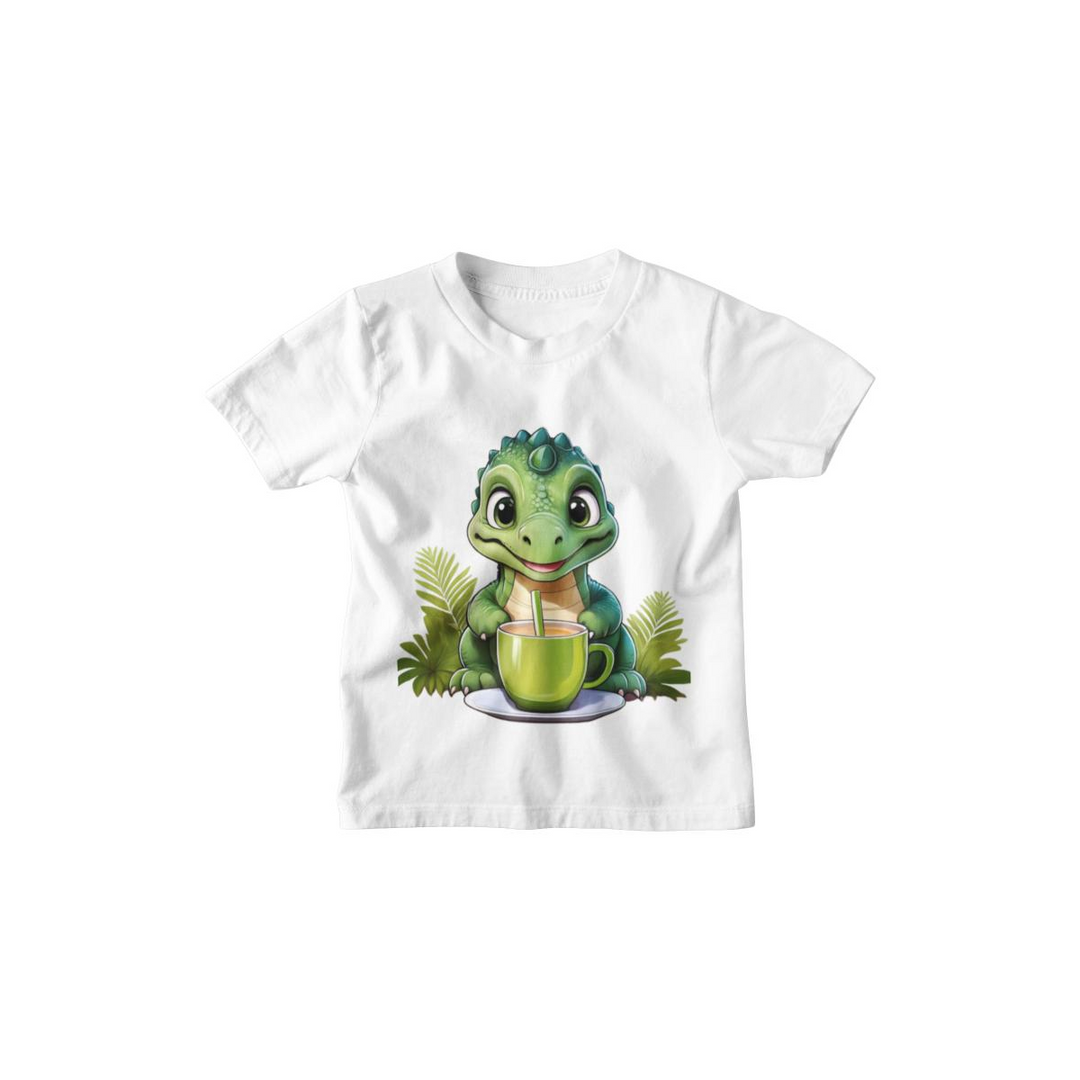 Kinder T-Shirt baby Dino trinkt Tee