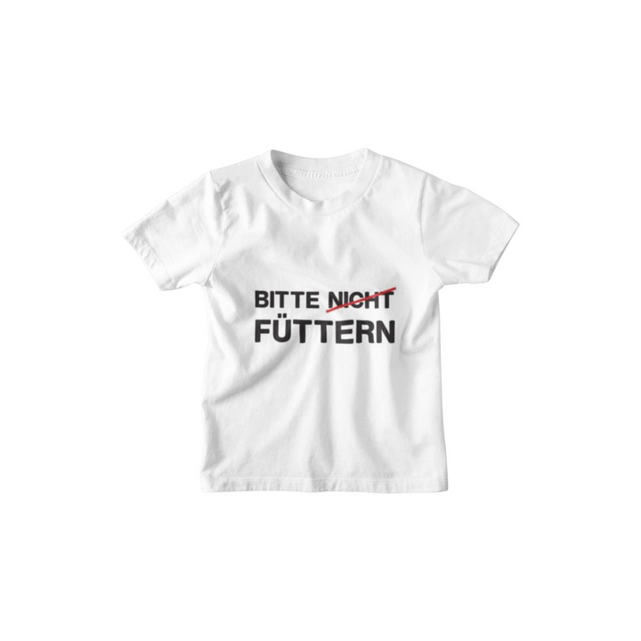 Kinder T-Shirt Bitte Nicht Füttern