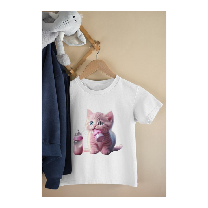 Kinder T-Shirt its a Babycat