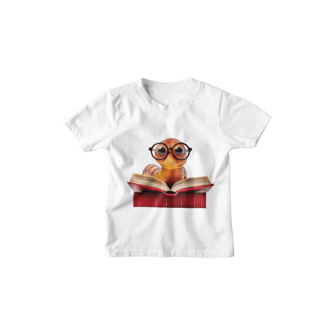 Kinder T-Shirt kleiner Bücherwurm