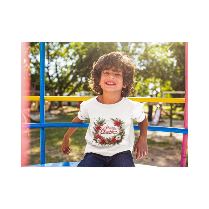 Kinder T-Shirt Merry X mas Christmas mix