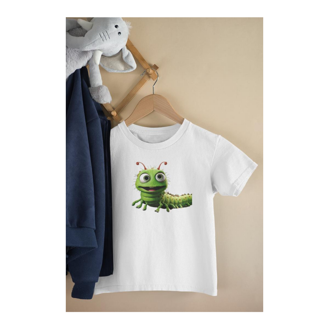 Kinder T-Shirt niedliche Raupe
