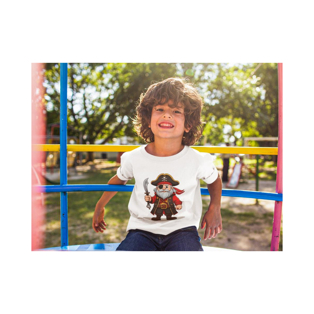 Kinder T-Shirt old Comic Pirat Olaf