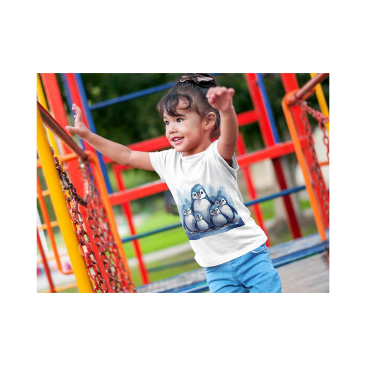 Kinder T-Shirt Süsse Pinguine