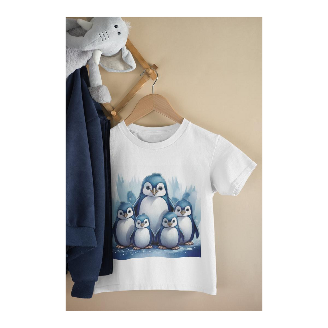 Kinder T-Shirt Süsse Pinguine