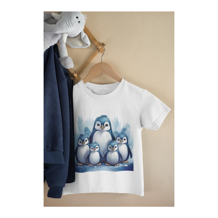 Kinder T-Shirt Süsse Pinguine