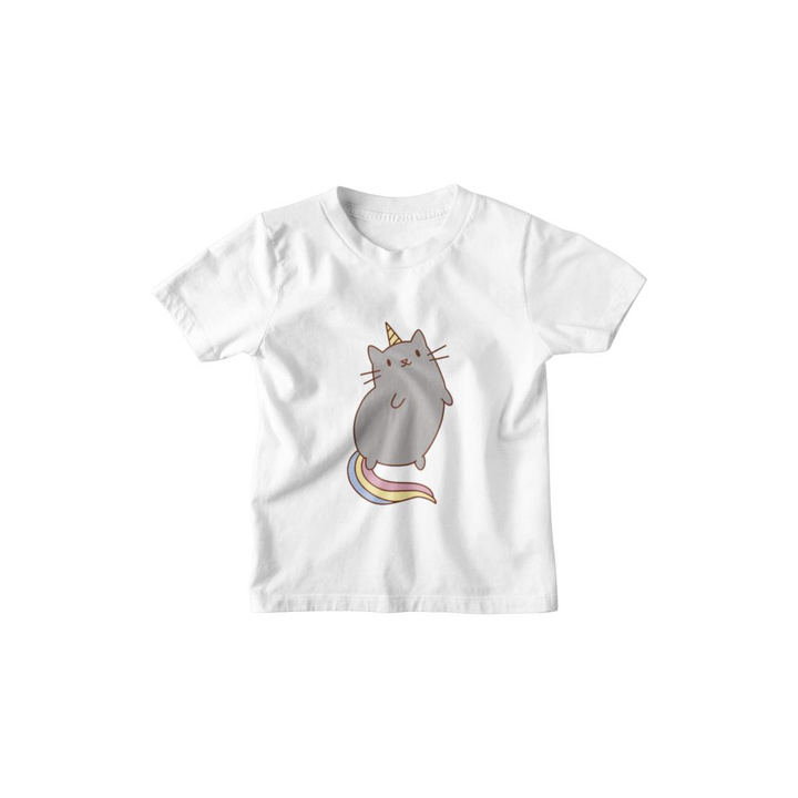 Kinder T-Shirt unicorn Cat