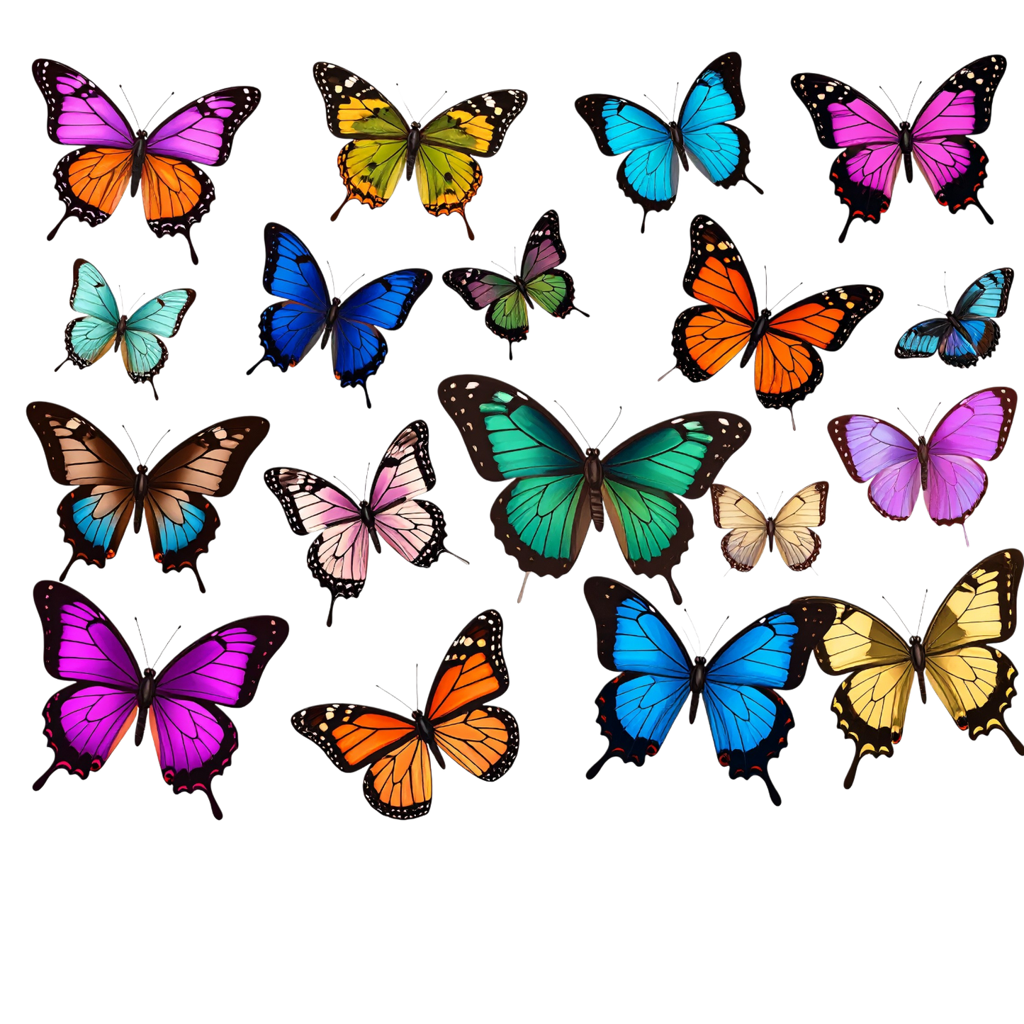 Turnbeutel wunder Schmetterling-Schwarm 4