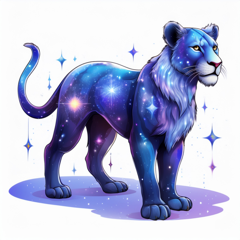 Schulrucksack-Set Magic Löwe