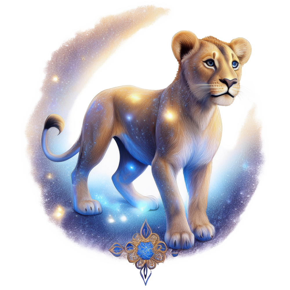 Schulrucksack-Set Magic Löwin