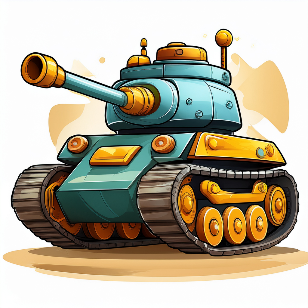 Schulrucksack-Set Milität Panzer 2