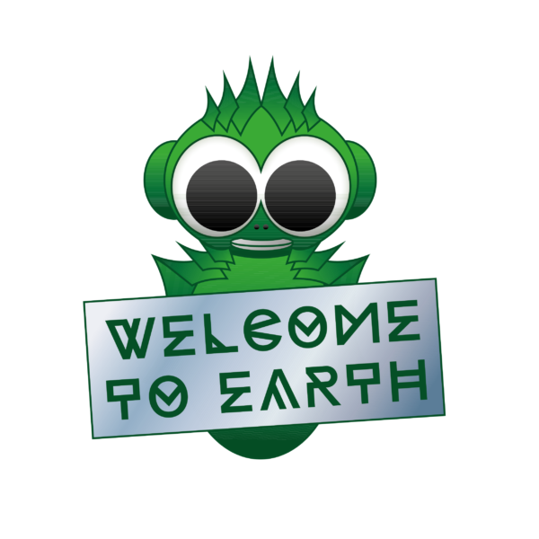 Schulrucksack-Set Welcome to Earth Alien