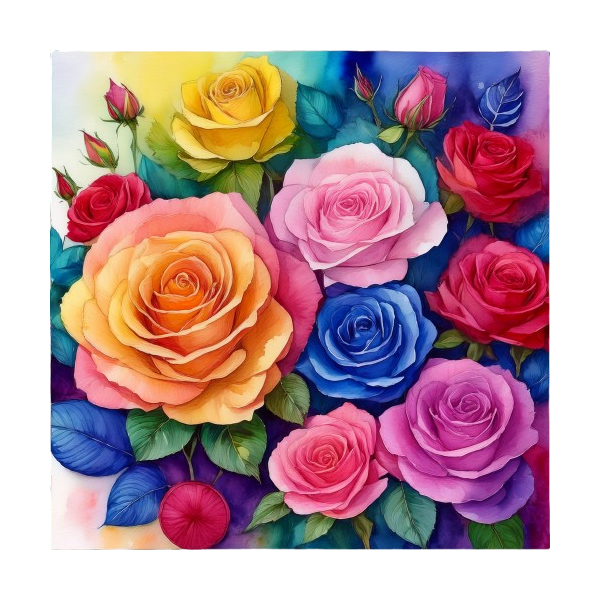 Schulrucksack-Set Deko Flowers 1