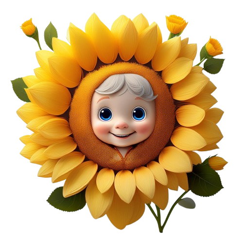 Schulrucksack-Set Mister Sonnenblume