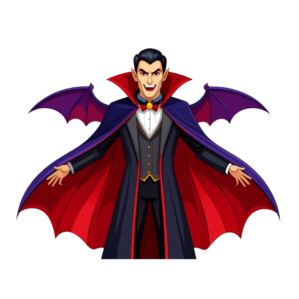 Schulrucksack-Set Mr. Dracula