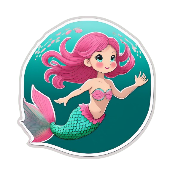 Schulrucksack-Set Süsse kleine Meerjungfrau