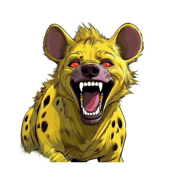 Schulrucksack-Set Crazy Hyena