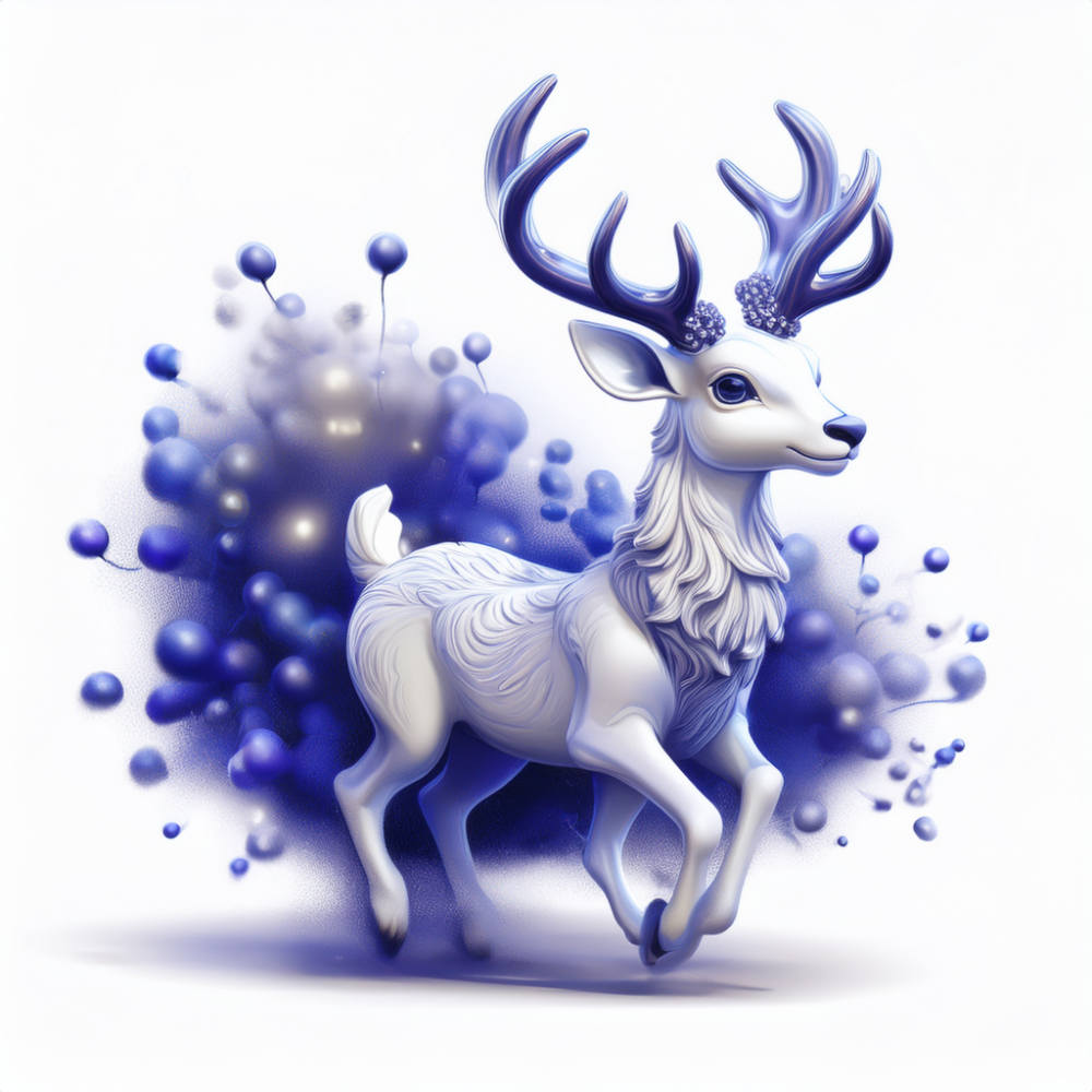 Schulrucksack-Set magischer Hirsch