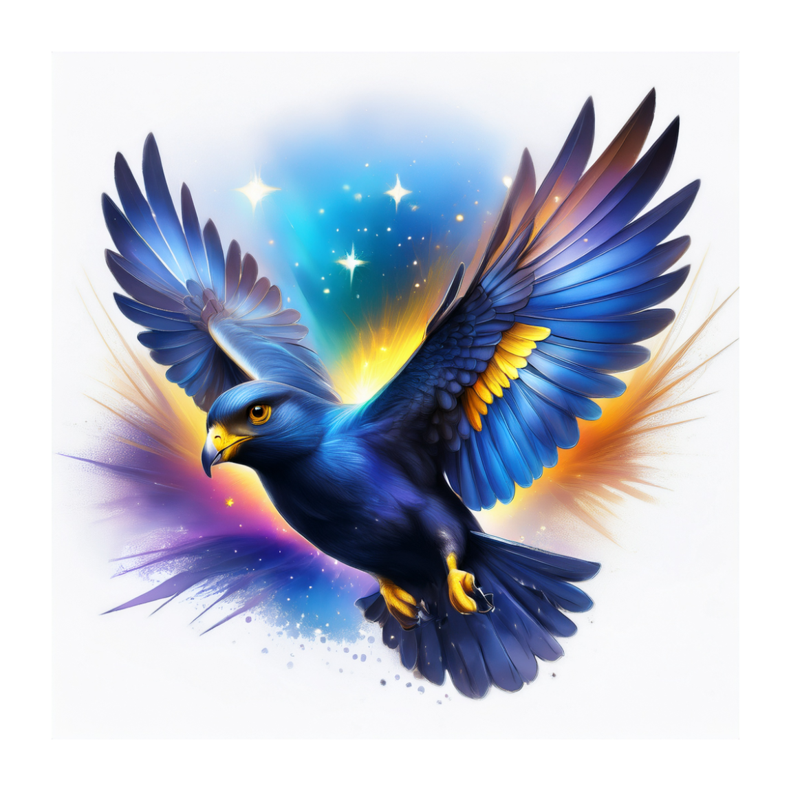 Schulrucksack-Set magischer Vogel