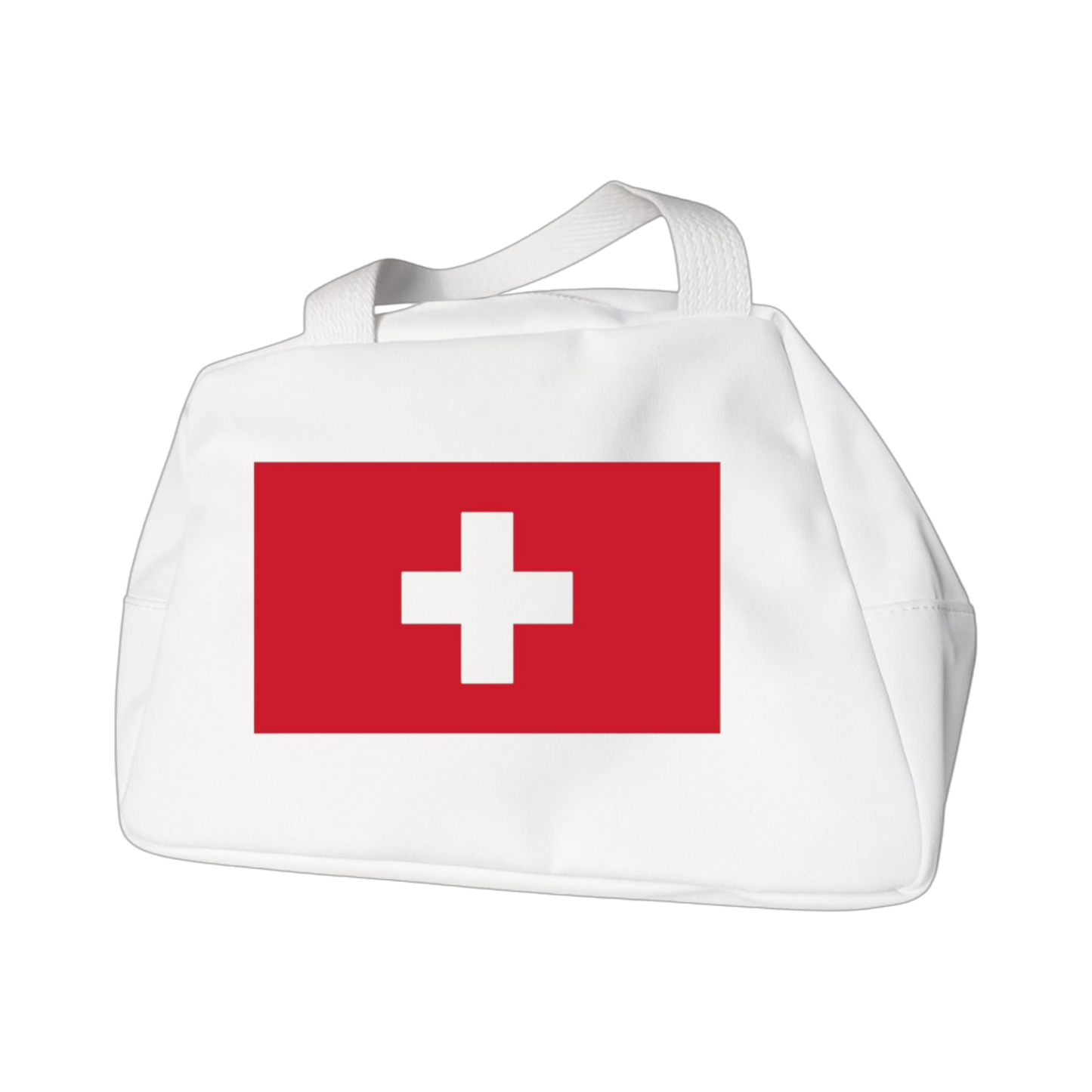 Schulrucksack Schweiz Flagge (Inkl. 4 Taschen)