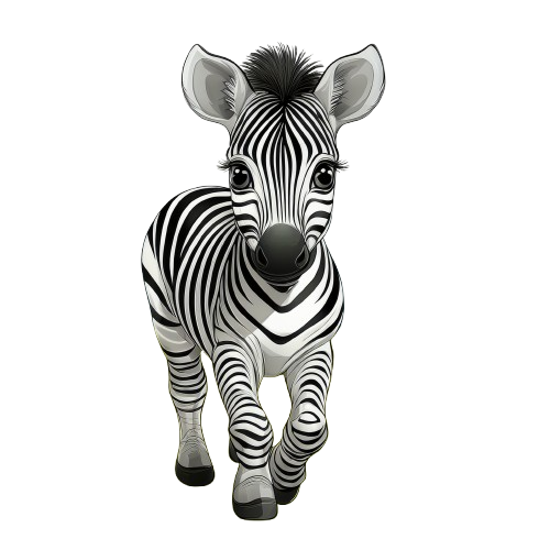 Baby Body cute Baby Zebra