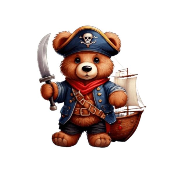 Baby Body Comic Piraten-Teddy