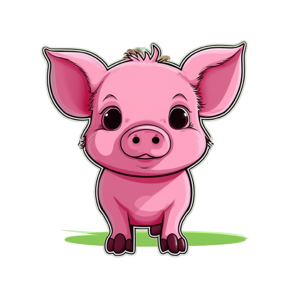 Baby Body kleines Comic Schwein