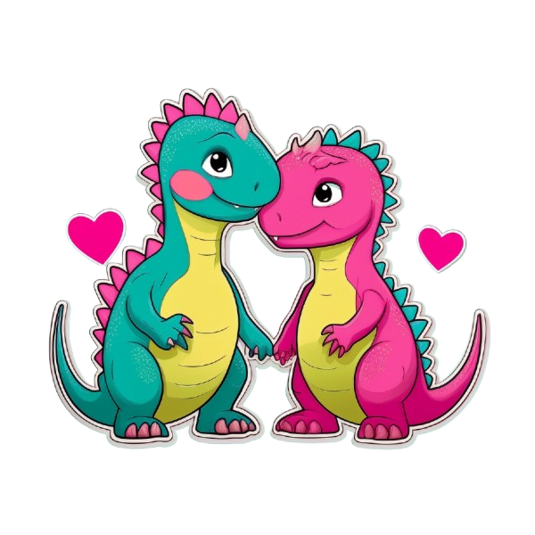 Baby Body verliebte Dinosaurier