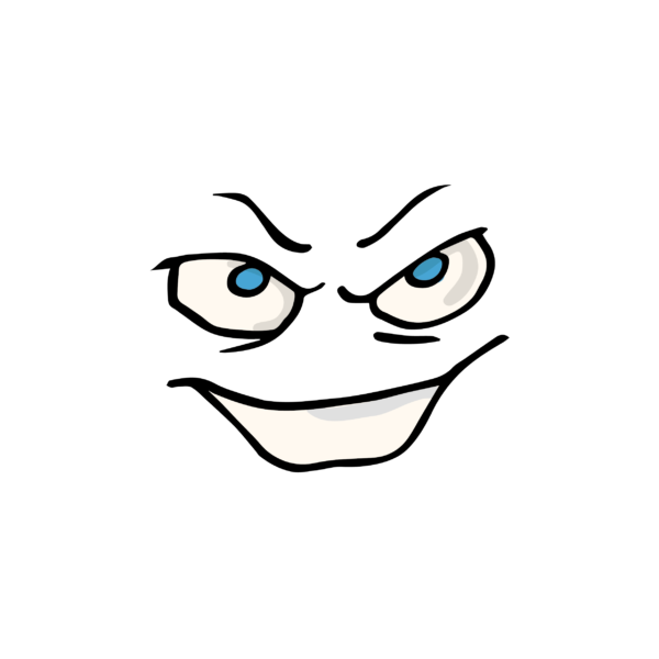 Kinder T-Shirt Cartoon Face Emoji Superior