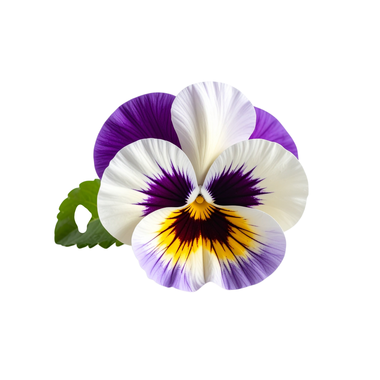 Schulrucksack-Set realistische Stiefmütterchen Blume 2