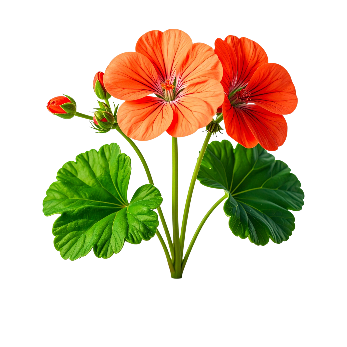 Schulrucksack-Set wunderschöne Geranie