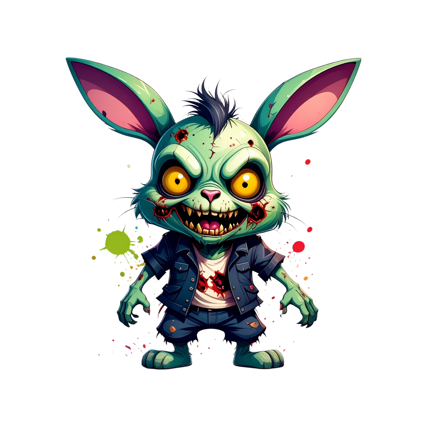 Turnbeutel Zombie Hase