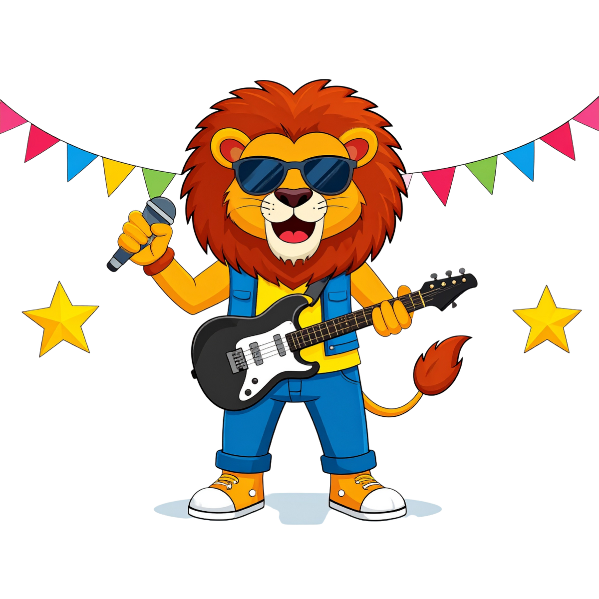 Turnbeutel Rockstar Löwe