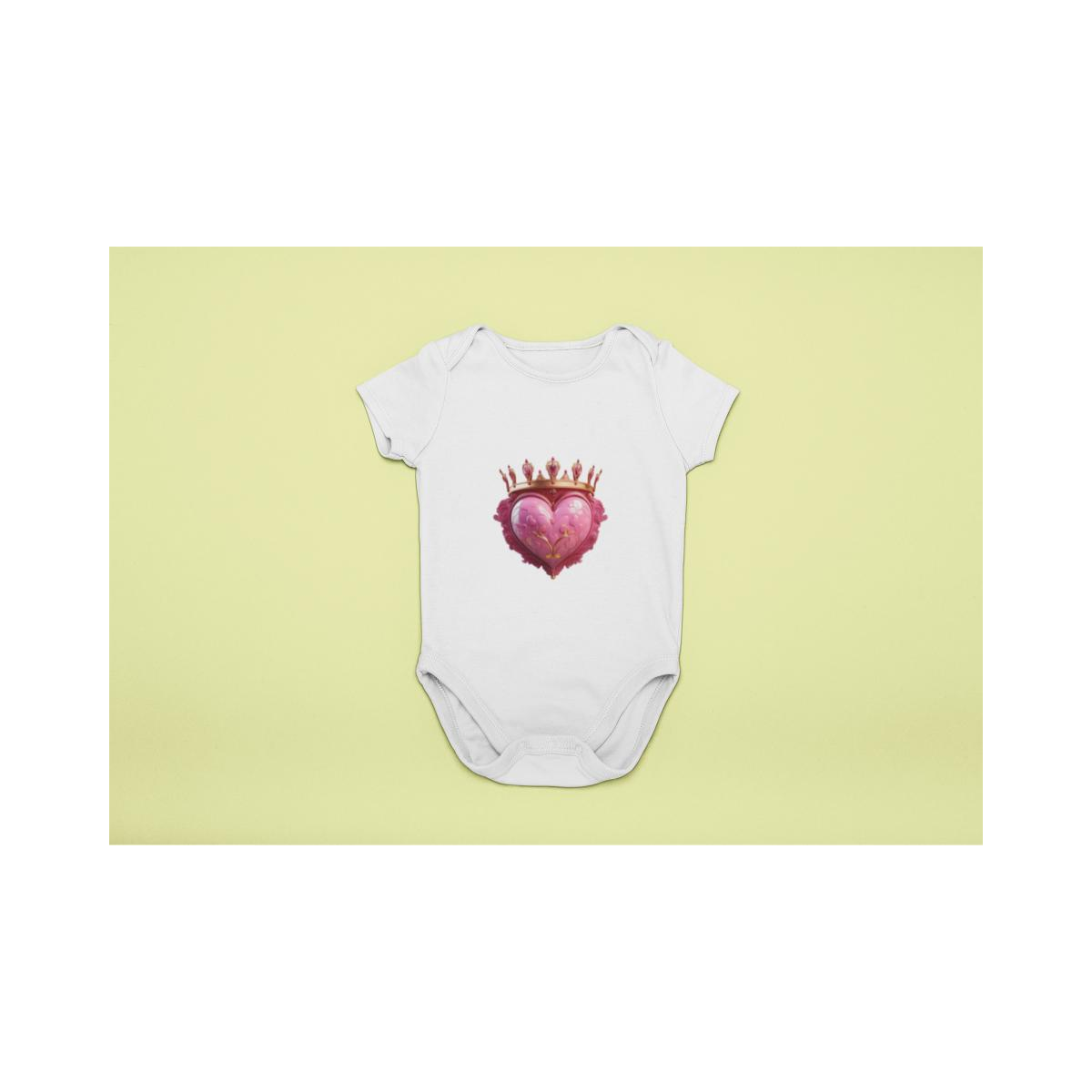 Baby Body Krone mit Herz