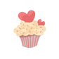 Kinder T-Shirt Valentines Cupcake