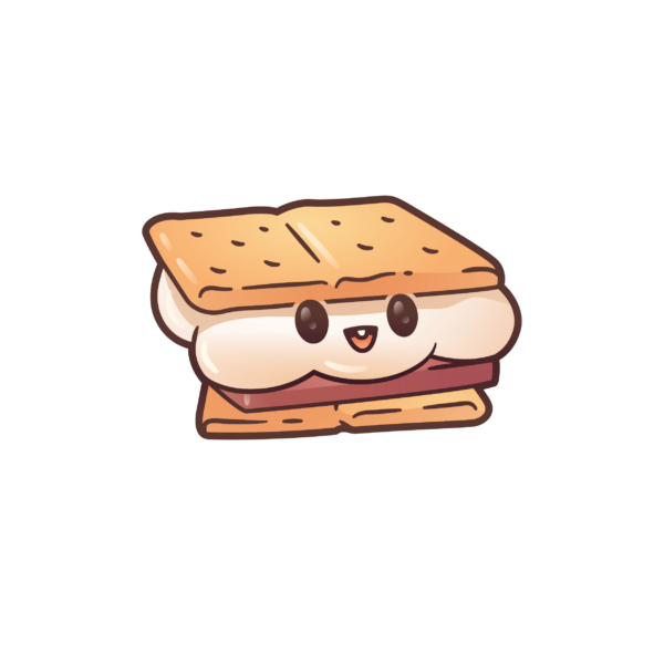 Kinder T-Shirt Cute Kawai Cookie