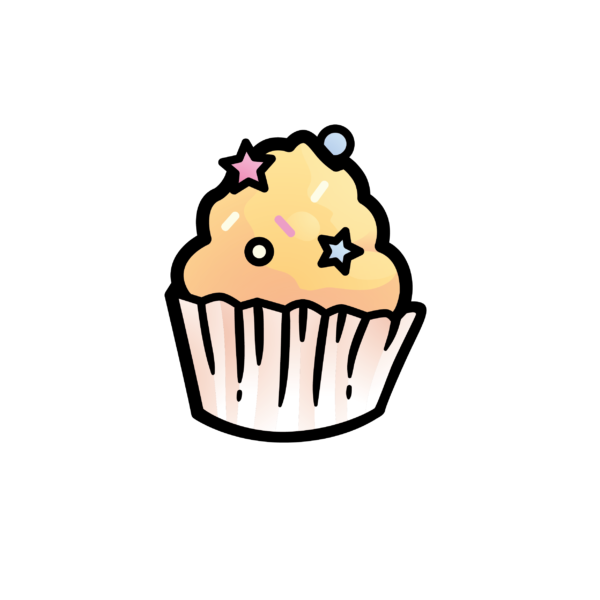 Dekokissen-Set Comic Cupcake