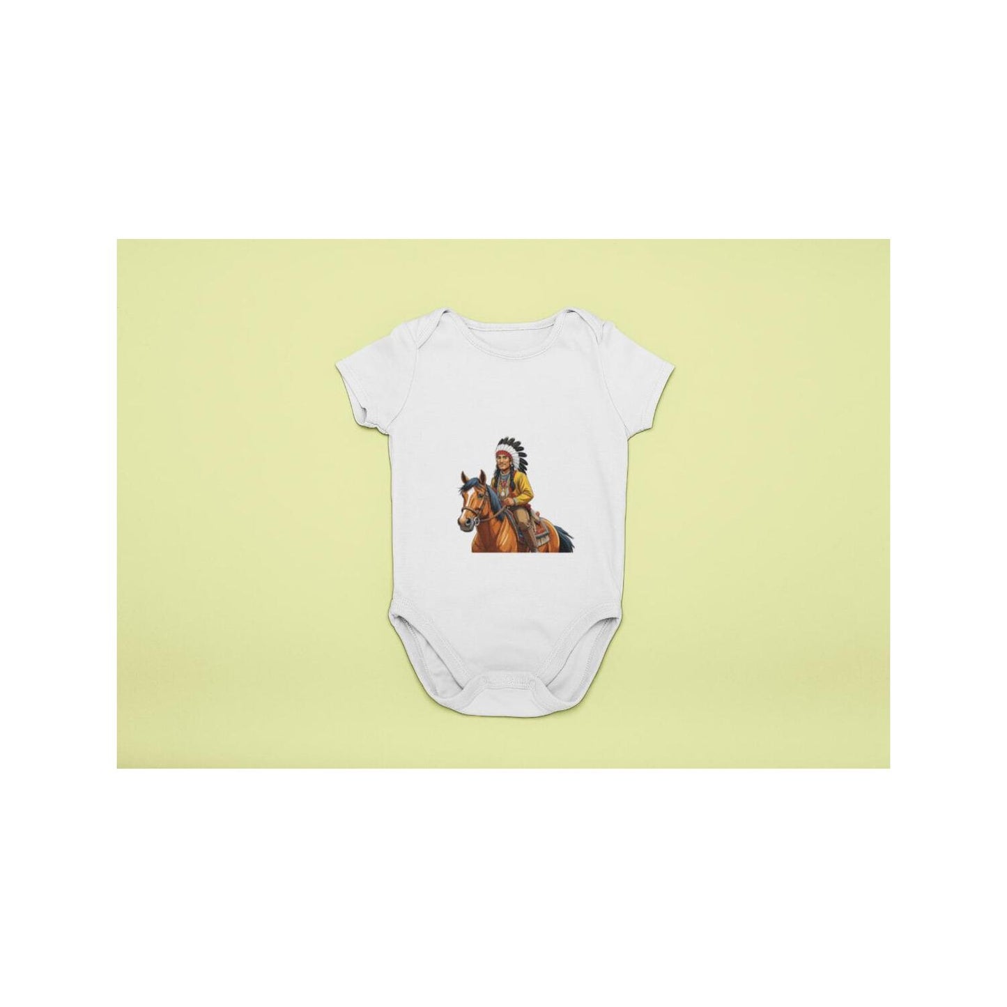 Baby- Body Set 3teilig Comic Indianer-Häuptling