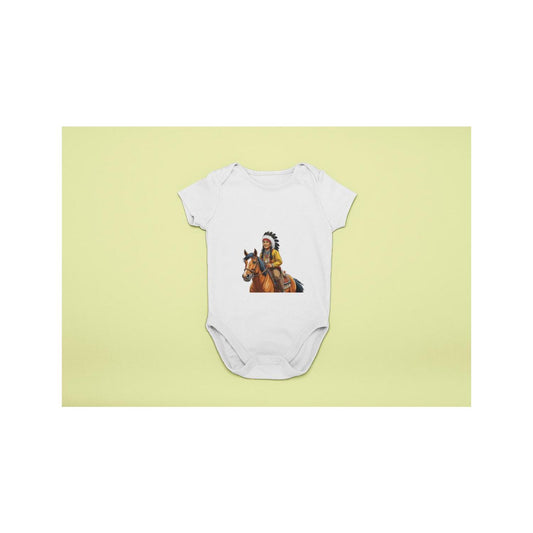 Baby- Body Set 3teilig Comic Indianer-Häuptling