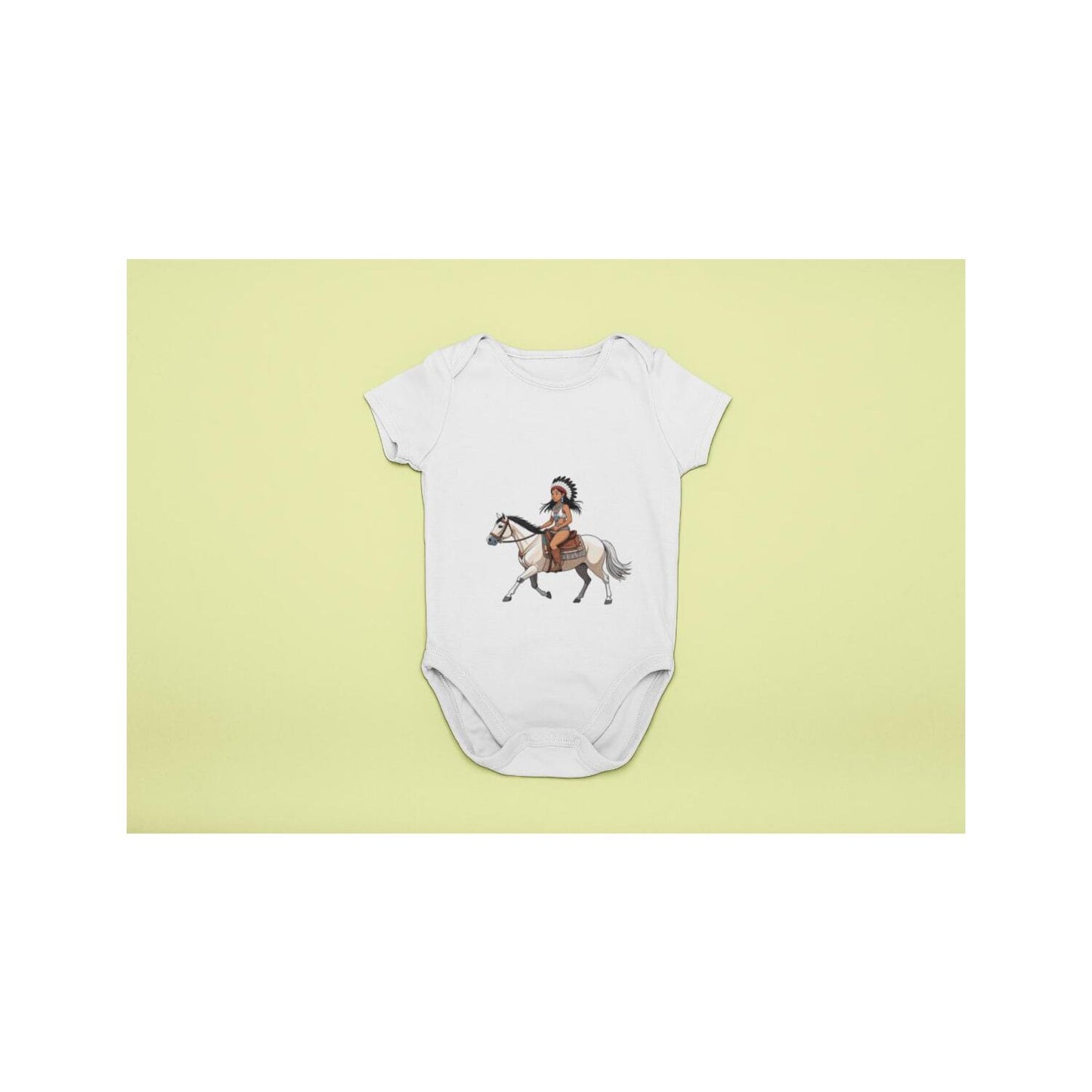 Baby- Body Set 3teilig Comic Indianerin