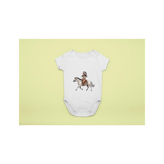 Baby- Body Set 3teilig Comic Indianerin