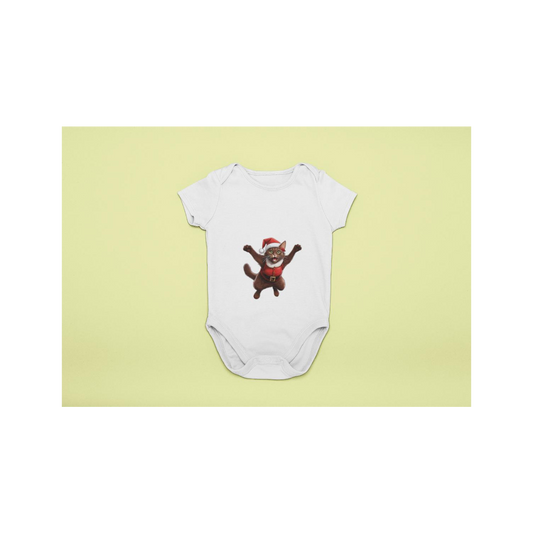 Baby- Body Set 3teilig Santa Cat