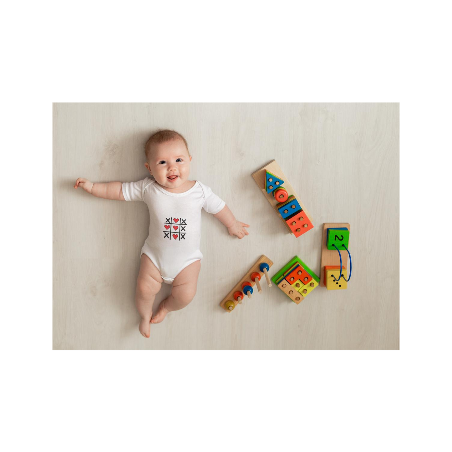 Baby- Body Set 3teilig TIK TAK Love