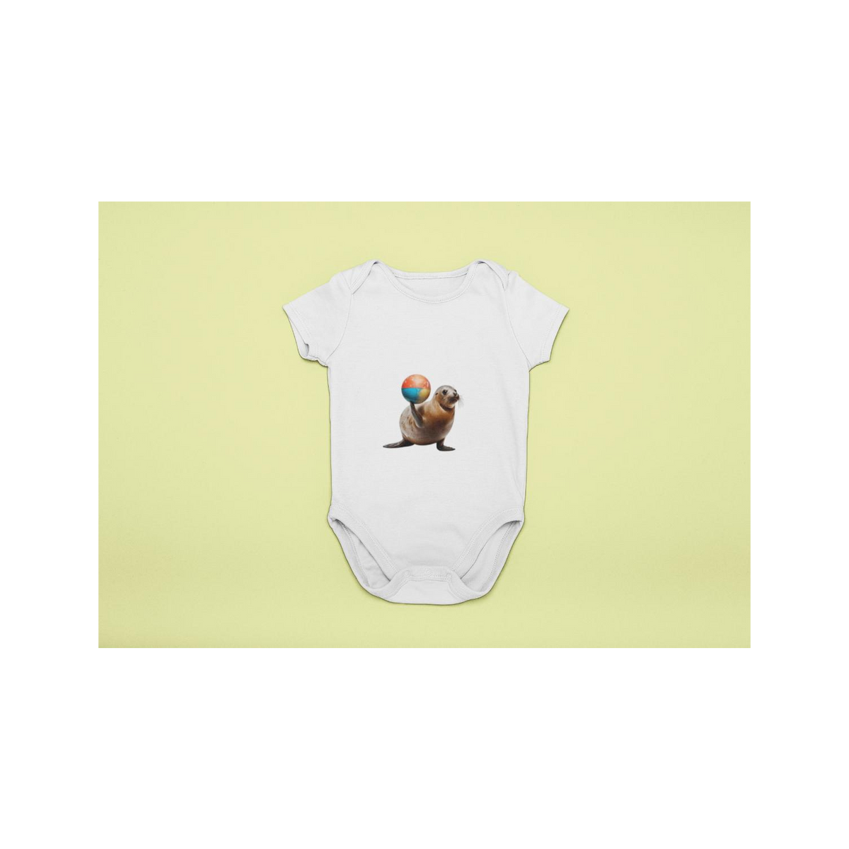 Baby- Body Set 3teilig Zirkus Seehund mit Ball