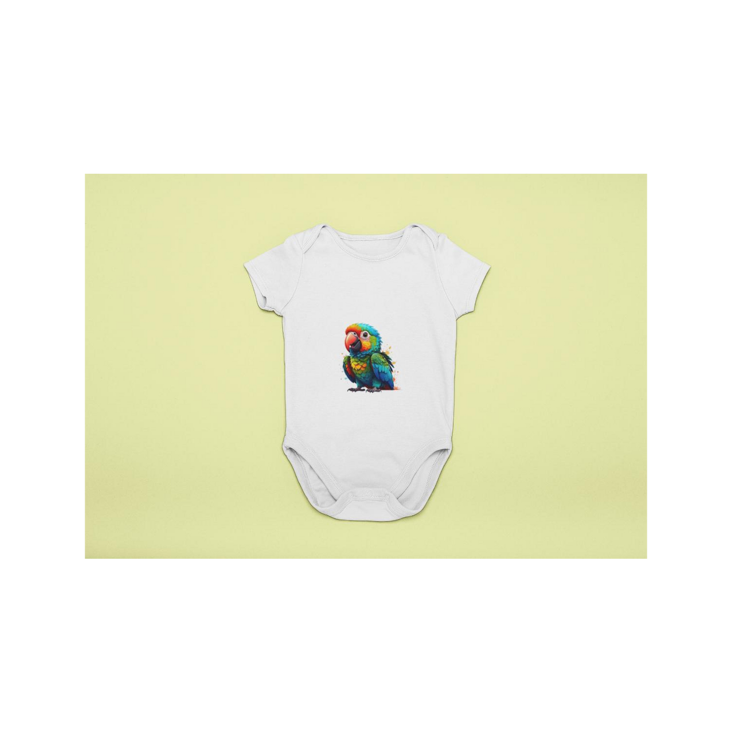 Baby- Body Set 3teilig cute comic Papagei