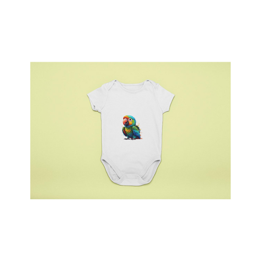 Baby- Body Set 3teilig cute comic Papagei